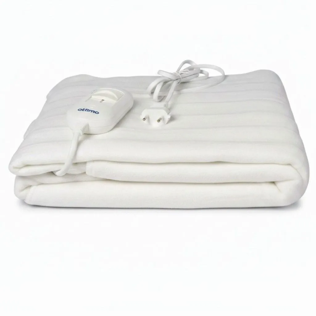 Ottimo Double Tie Down Electric Blanket 150 x 110cm 3 Heat Set 1 Controller