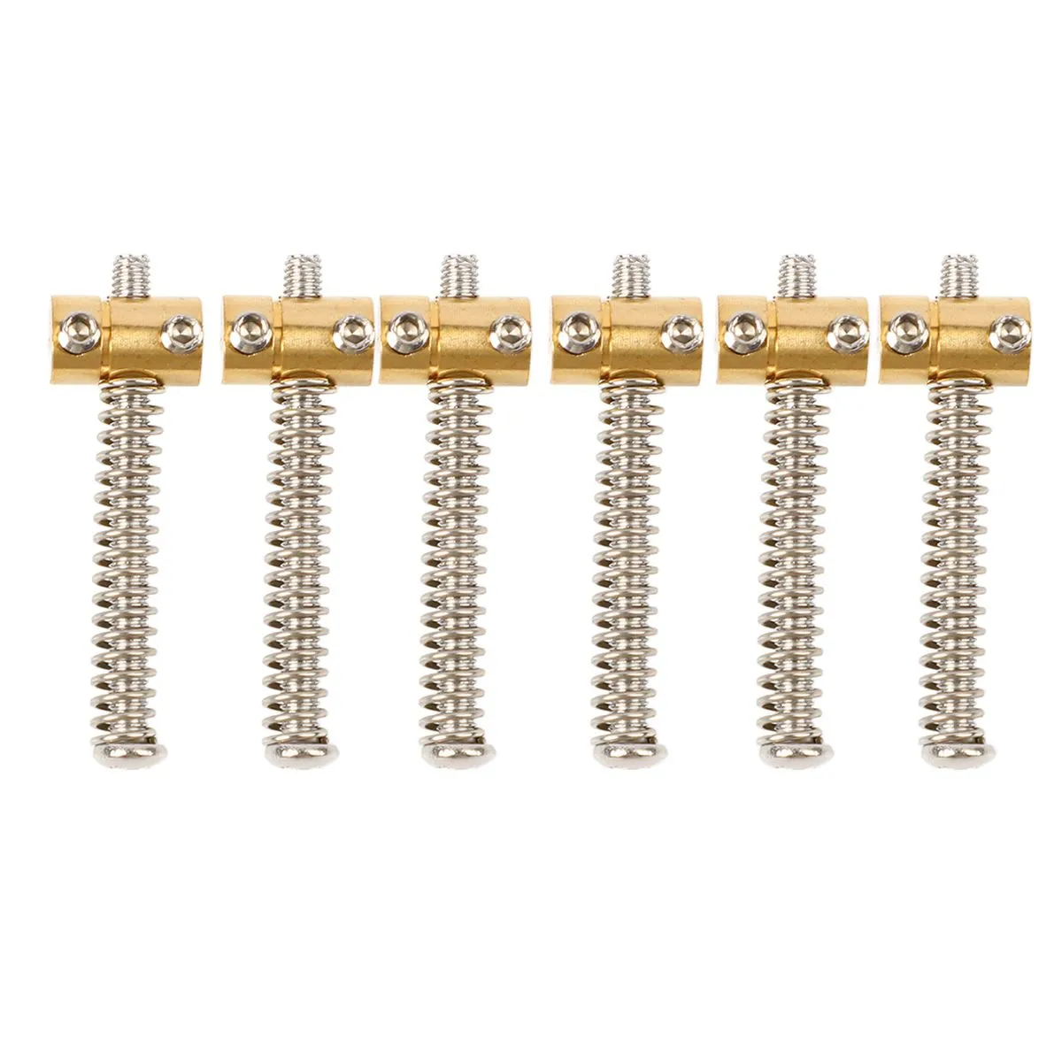 6Pcs Brass Saddles for Telecaster Tailpiece
