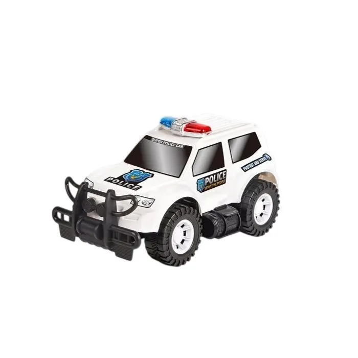Friction Powered Off-Road Police Vehicle with Light Bar