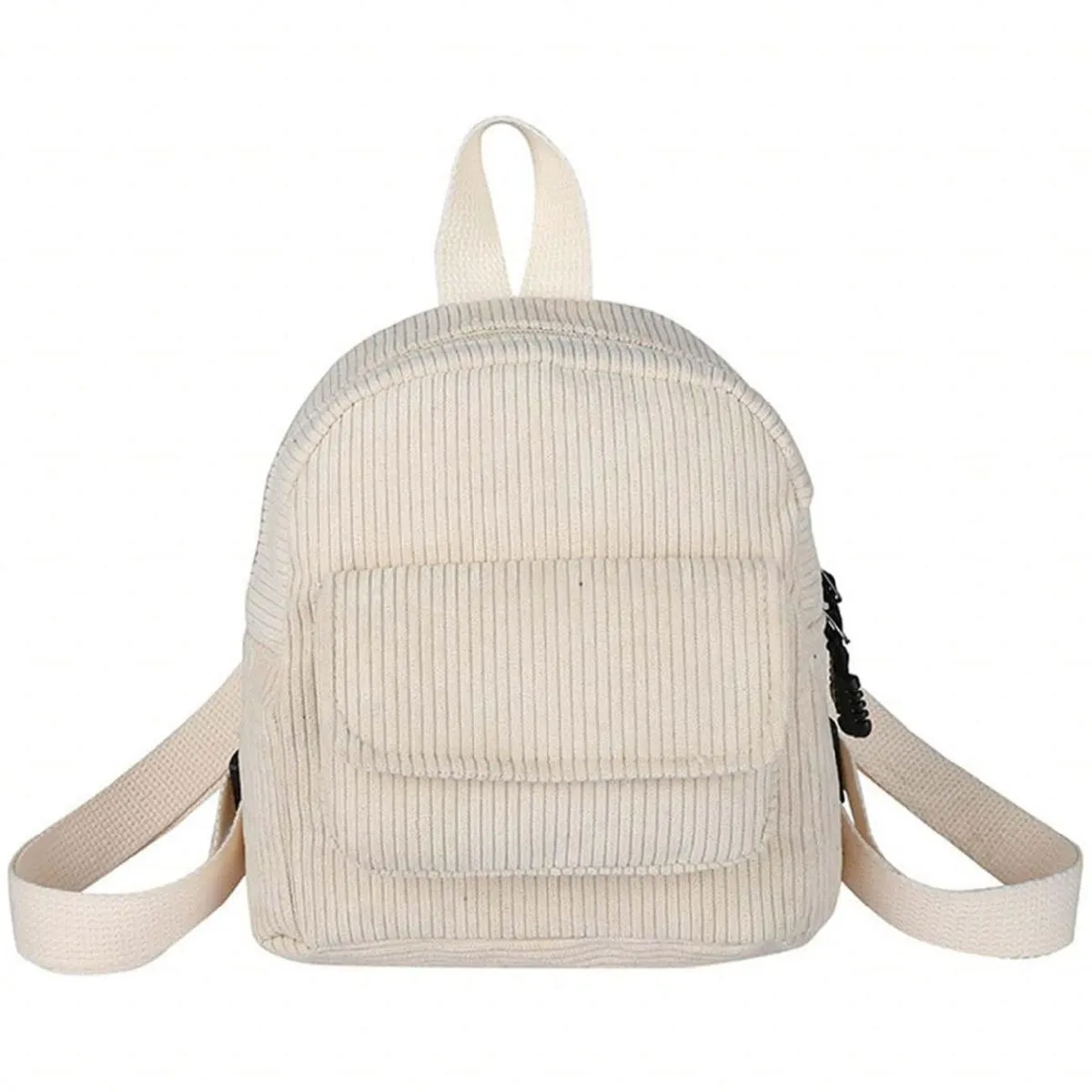 Corduroy Small Backpack for Womens and Girls, Mini Casual Backpacks