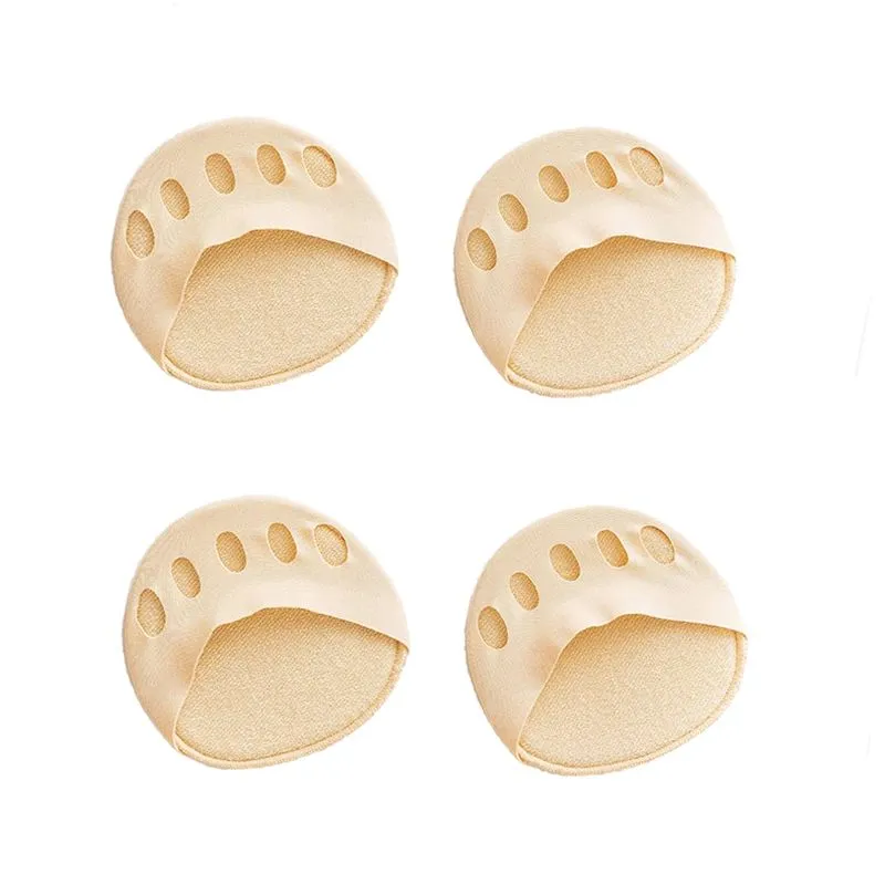 4Pairs 5-Toe Forefoot Gel Pads - Cushions for High Heel Comfort