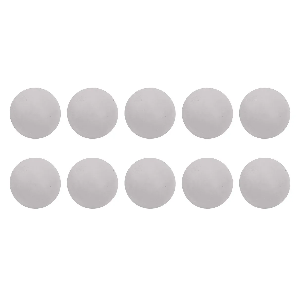 10pc EVA Foam Golf Balls Grey 65mm