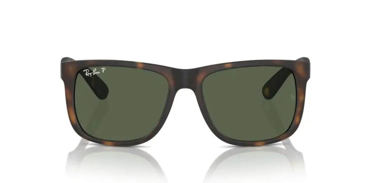 Ray-Ban Unisex Justin Sunglasses - Havana/Dark Green