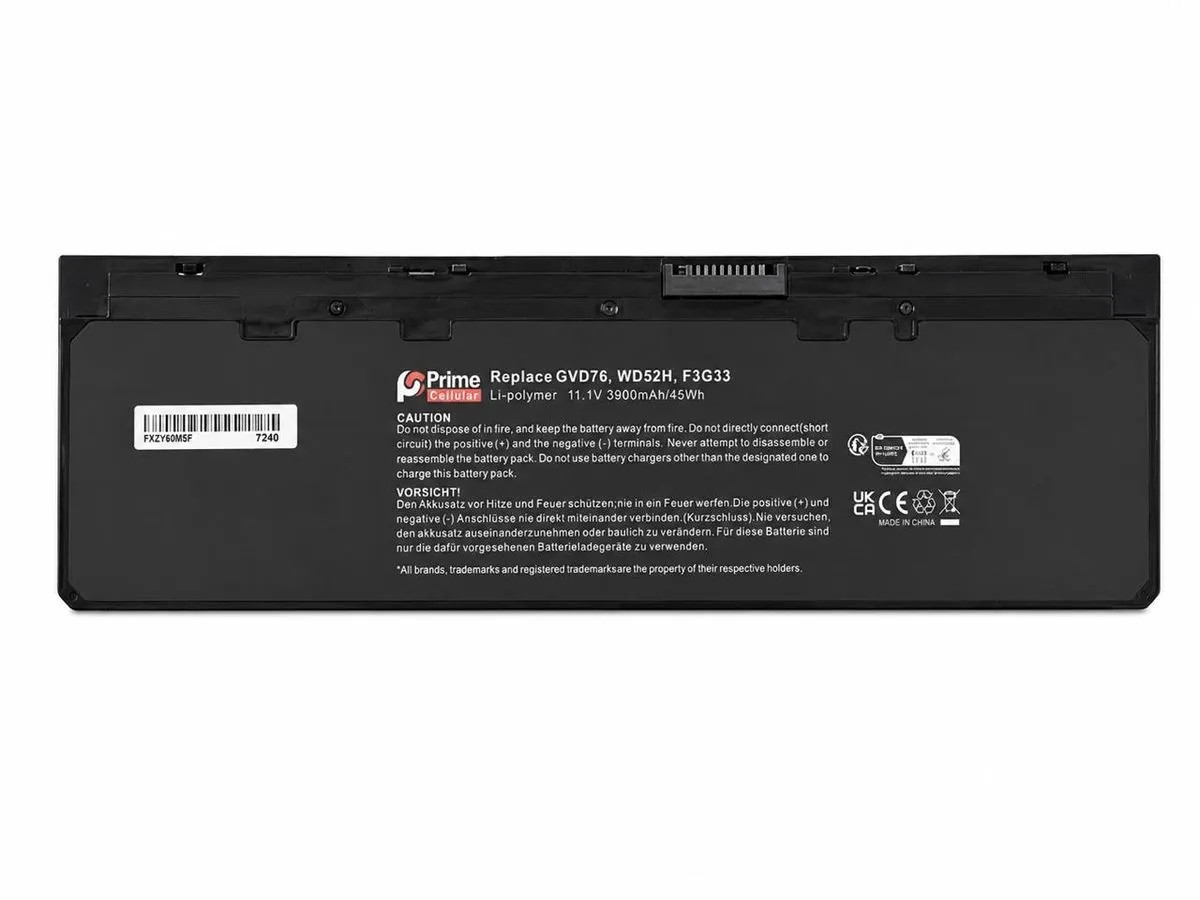 PRIME Replacement Laptop Battery Compatible With Dell Latitude E7240/E7250