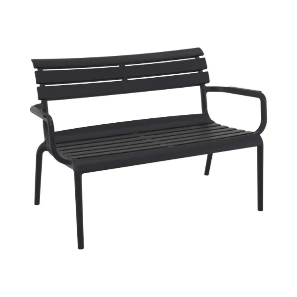 Siesta Exclusive Patio Paris Lounge Sofa Armchair - Black