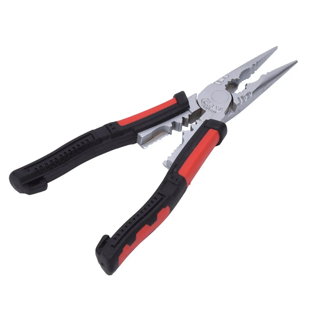 Multifunctional 7-in-1 Needle Nose Pliers for Wire Stripping