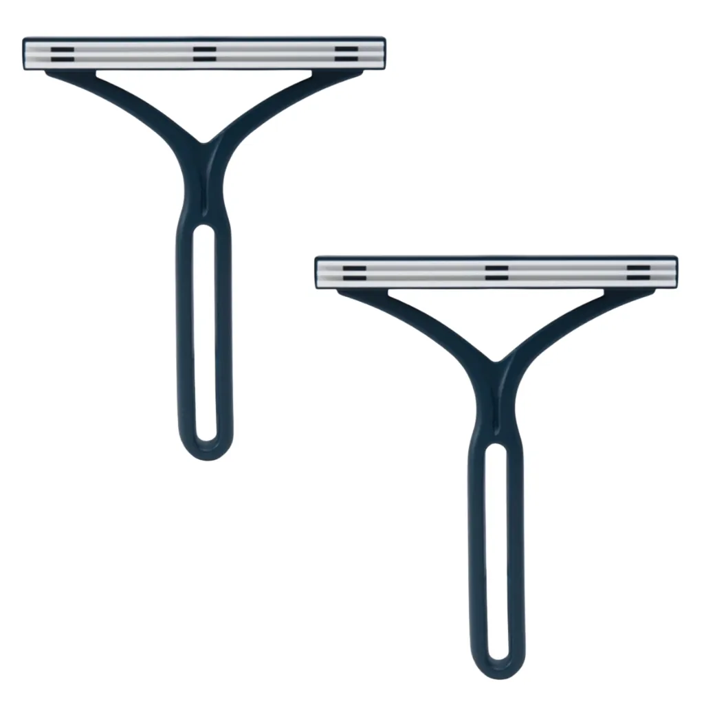 2 Pack - Manual Hair & Lint Remover - Dark Blue