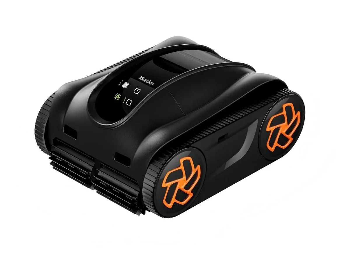 Cordless Robotic Pool Cleaner, 220Mins Runtime, Smart Vacuum, Self-Parking