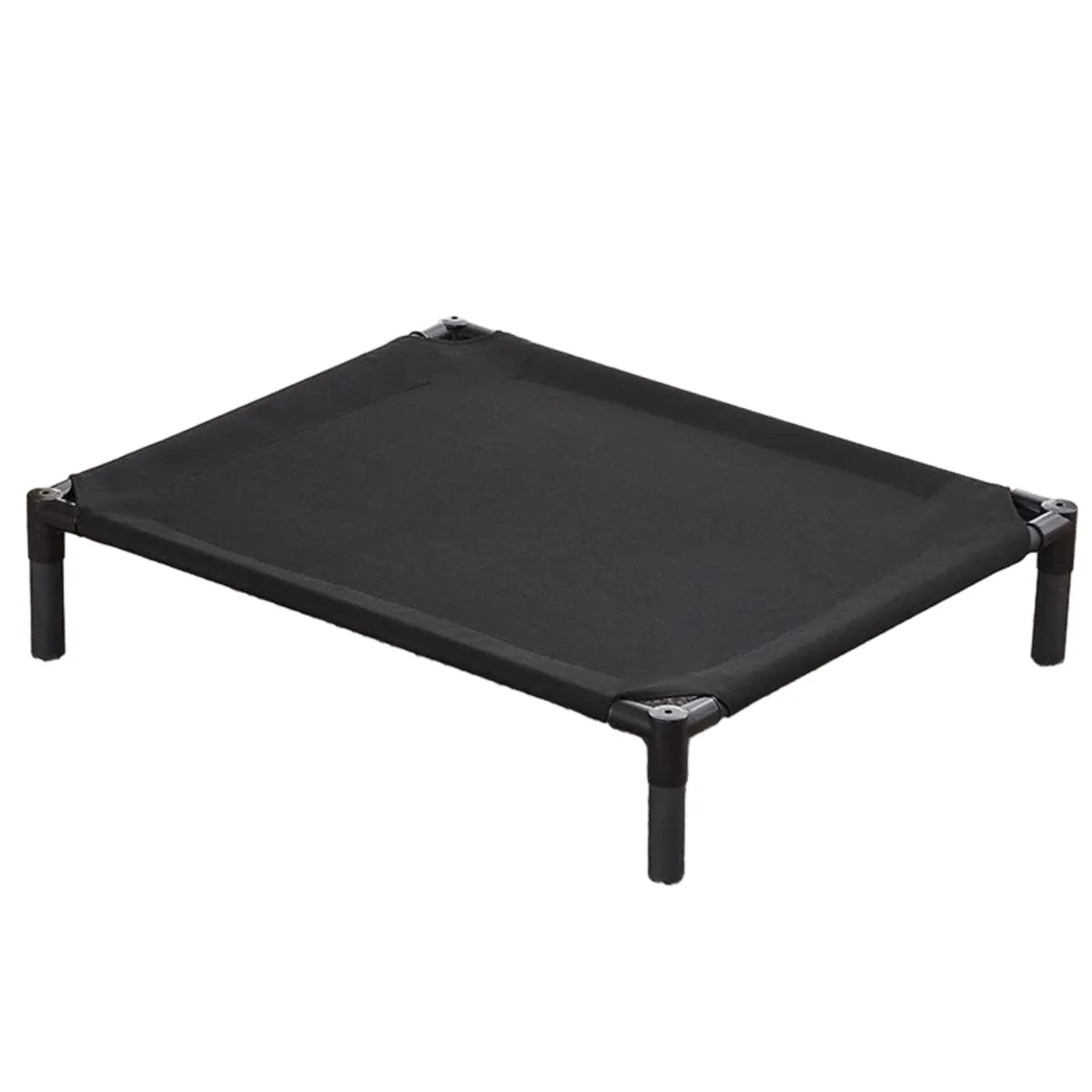 Elevated Pet Bed Raised Outdoor Dog Bed Dog Cots Non Slip - Black