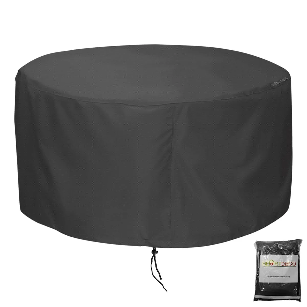 Heartdeco 420D Oxford Round Waterproof Outdoor Garden Table & Chair Cover