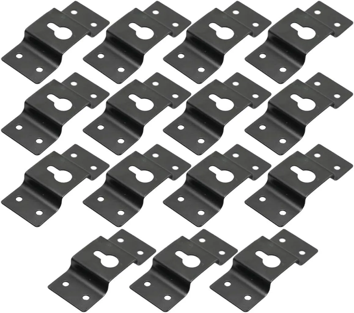 Iron Speaker Hanger Plates Wall Mount Brackets with Screws for Home Theate