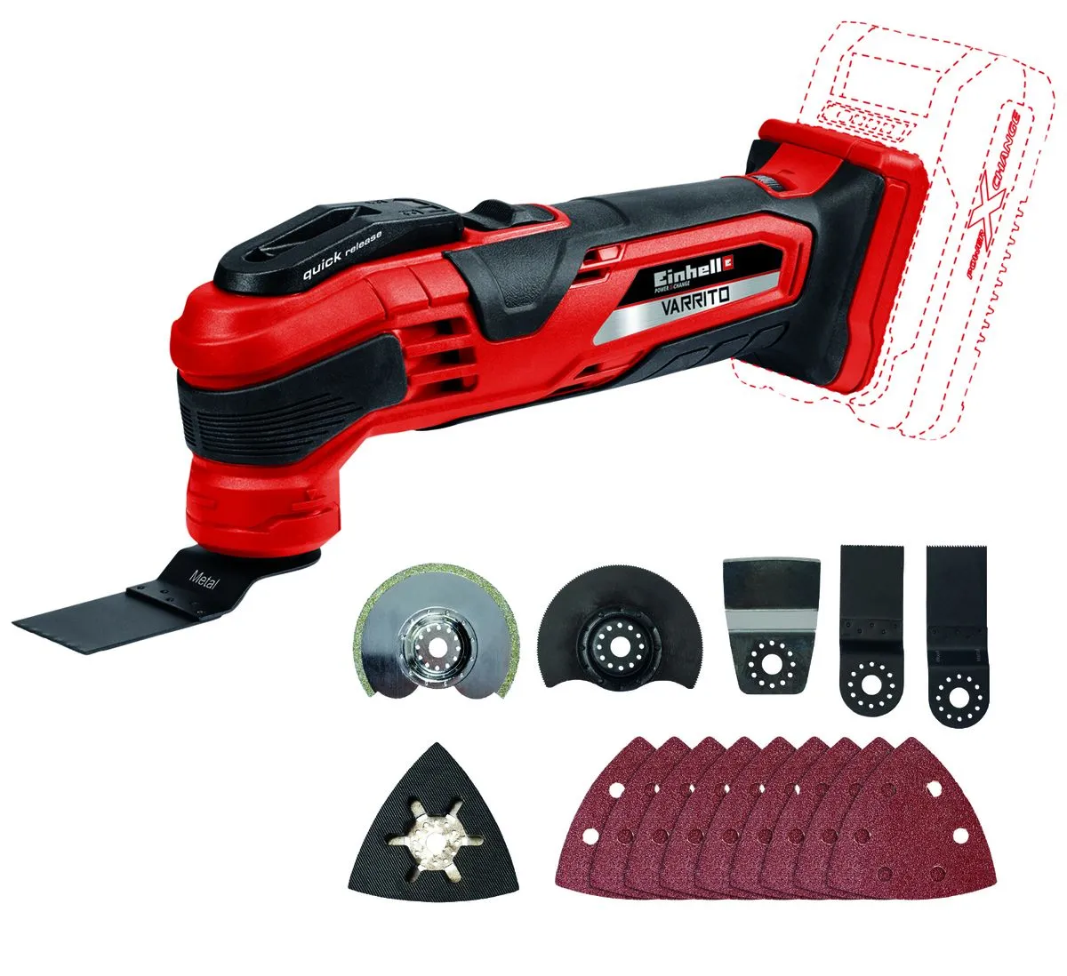 EINHELL - Power X-Change Cordless Multifunctional Tool Varrito