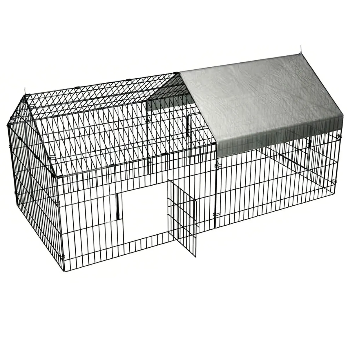 2.2M Foldable Metal Playpen Cag Chicken Dog Cat