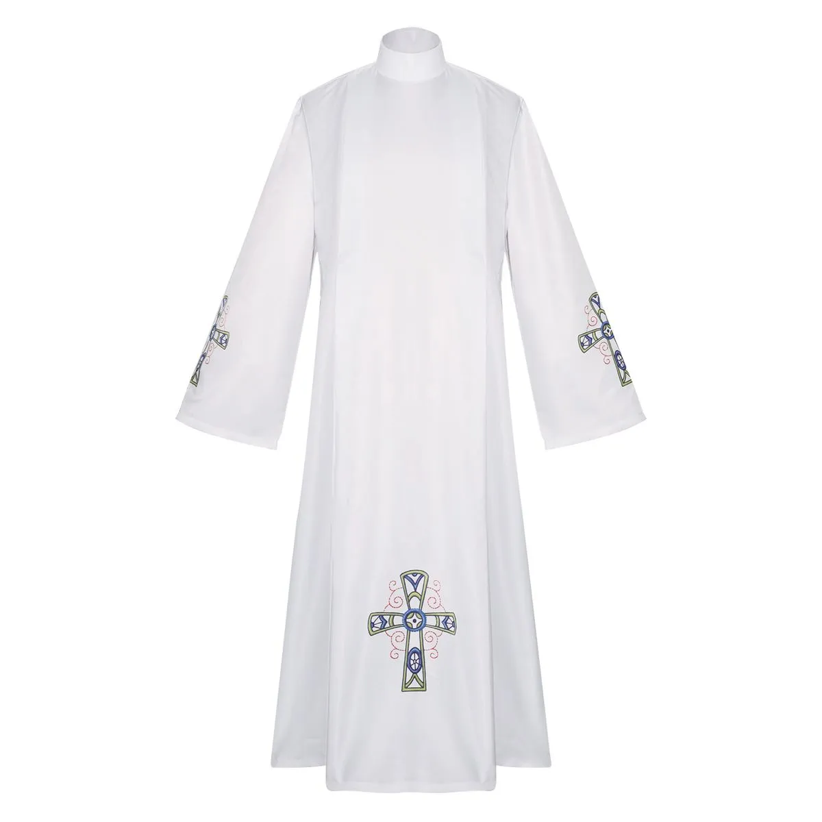 Women's Pastor Robes with Roman Cassock and Stand Church Clergy Clothing