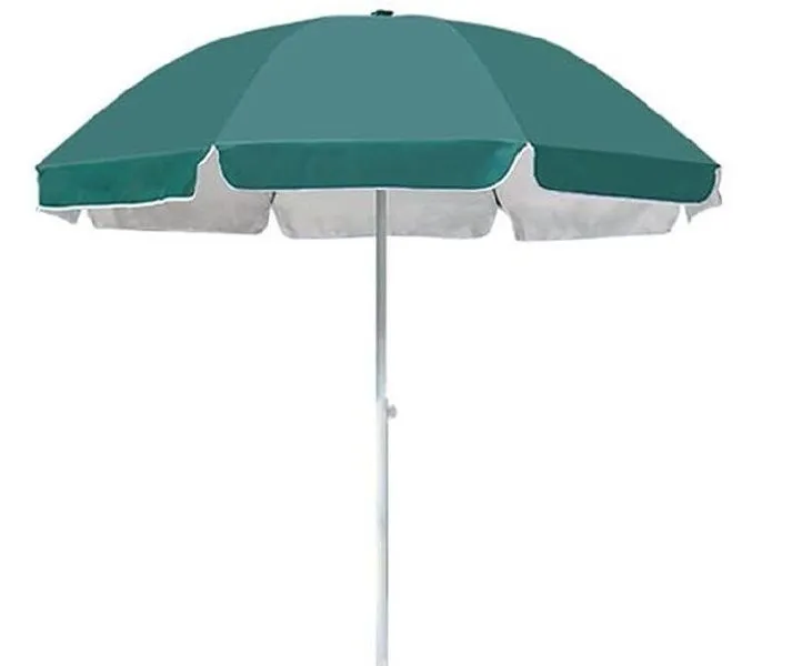 Outdoor Patio Umbrella 2.4m/2.8m Garden Table Beach Umbrella -Green