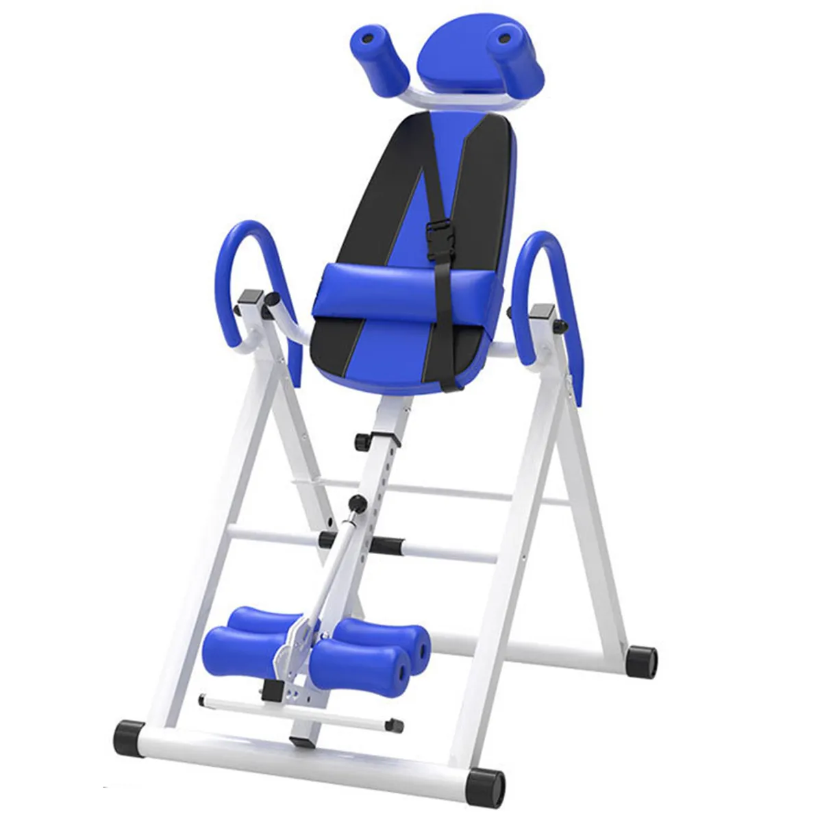 Fitness Inversion Table Foldable Strength Training Handstand - Blue