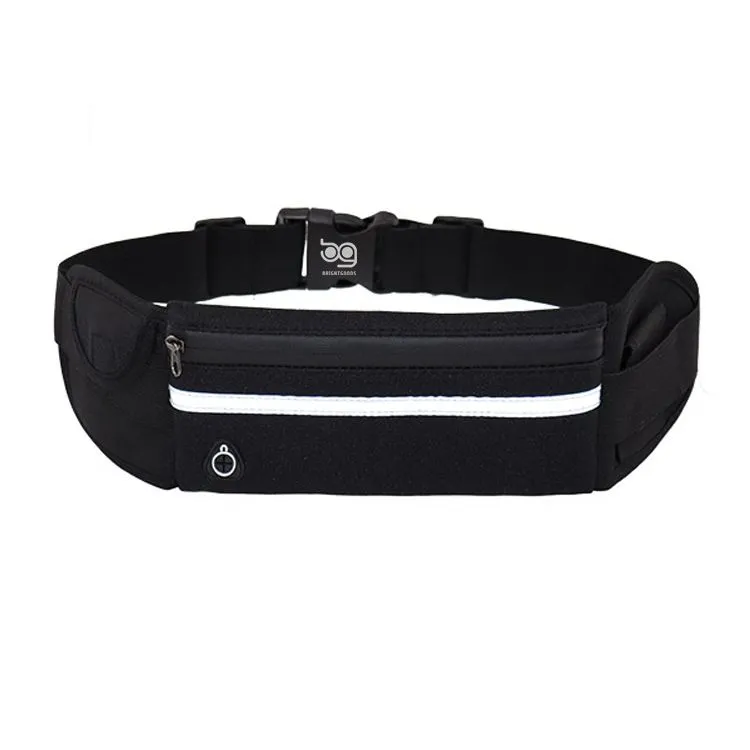 Sweatproof Running Waist Bag - Black