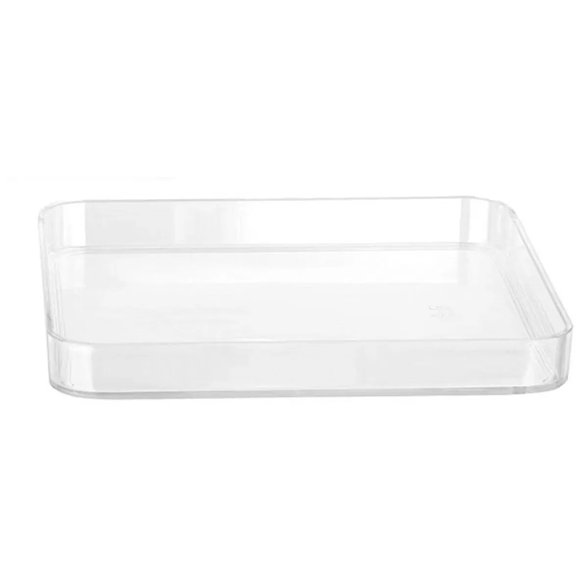 Plastic Bathroom Multipurpose Counter Trays, Sturdy Vanity Organizer