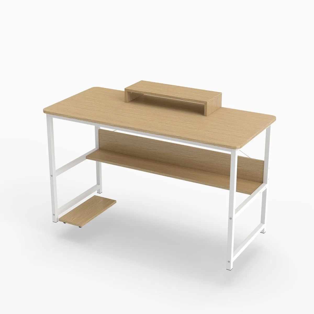 Modern Study Desk New Design Office Computer Table - Natural Wood