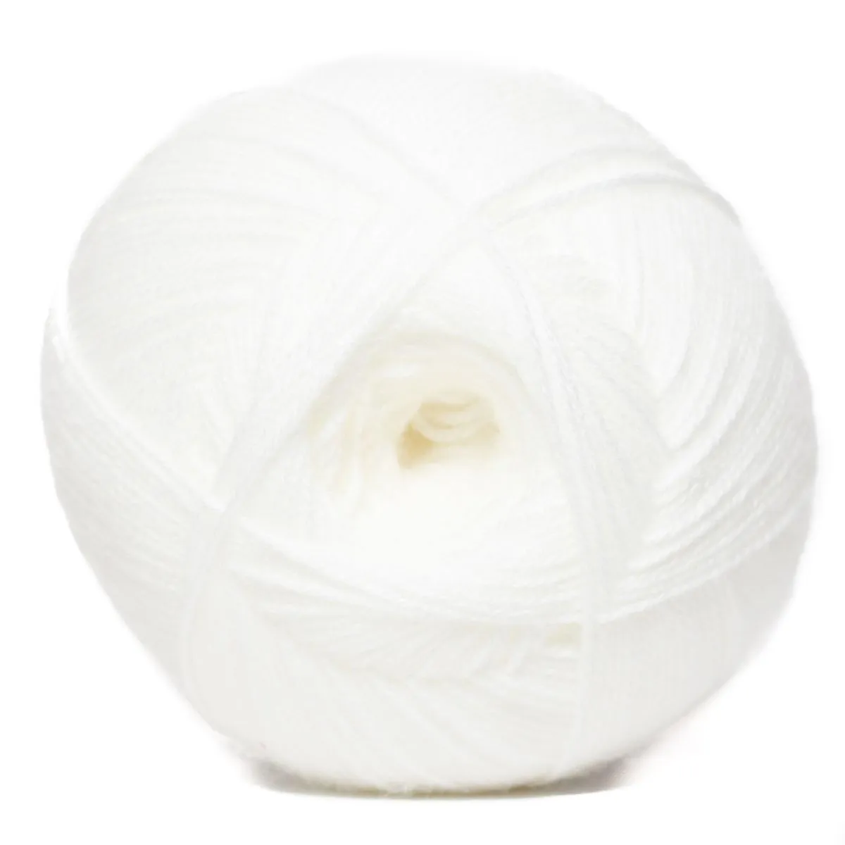 Elle Wool Charity Double Knit (2 x 300g) Yarn - 001 White