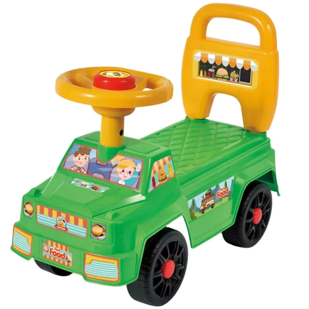Ride-On Truck - Walker Ride On Car for Toddlers - Riding Scooter Toys - Green