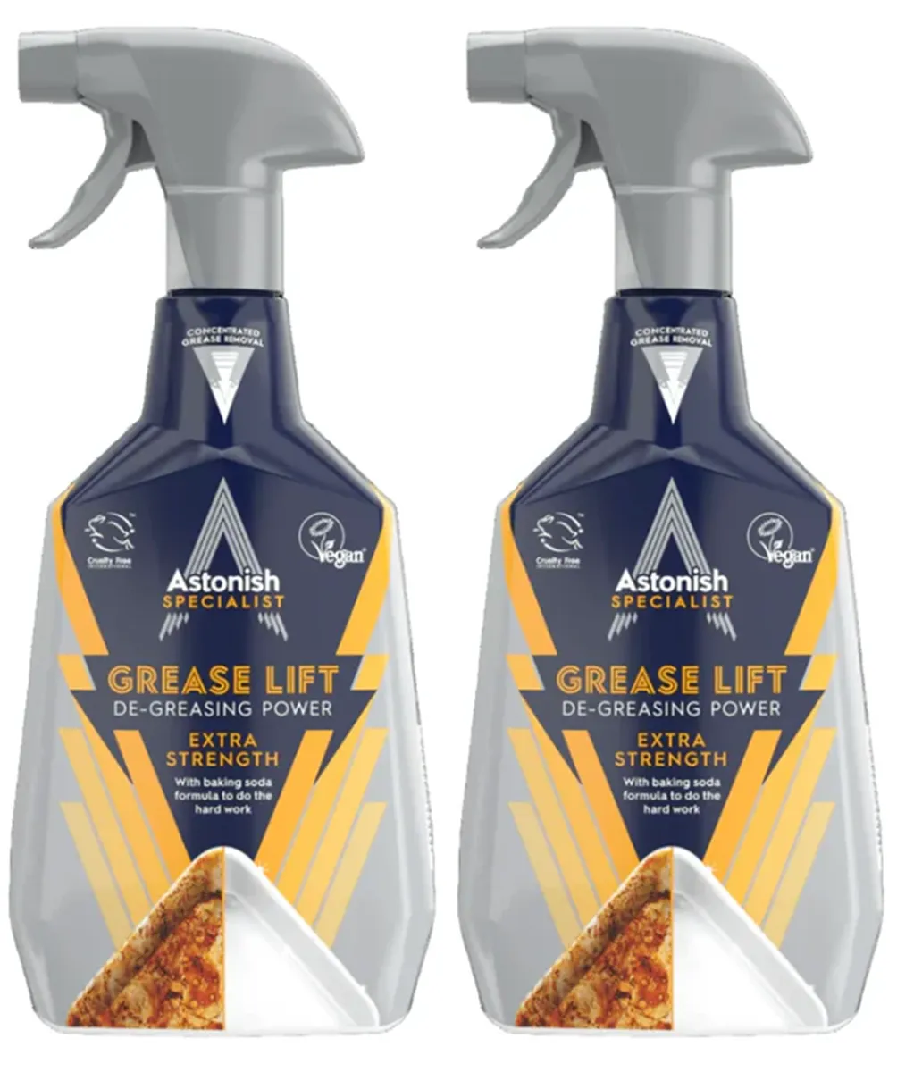 Astonish Grease Lifter for De-Greasing Surfaces and Kitchen Appliances 2Pck