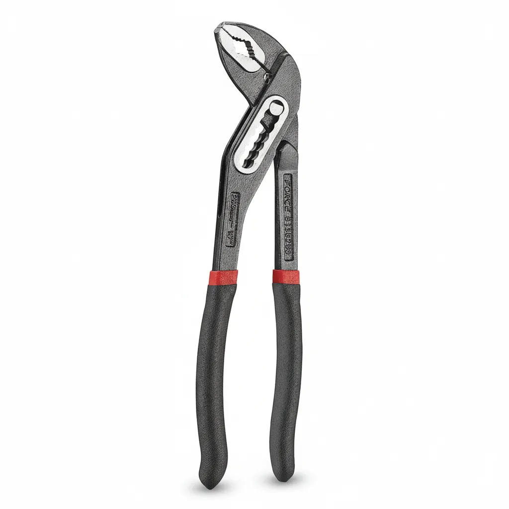 Force 250mm Waterpump Pliers with Adjustable Jaw for Plumbing