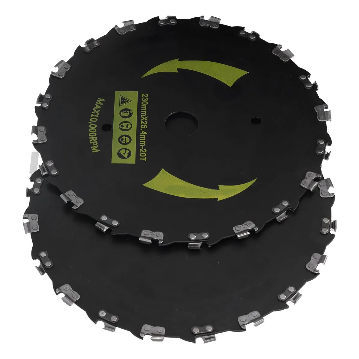 Brush Cutter Chainsaw Blades 9inx20T Tooth Brush Blade Kit with Round Files