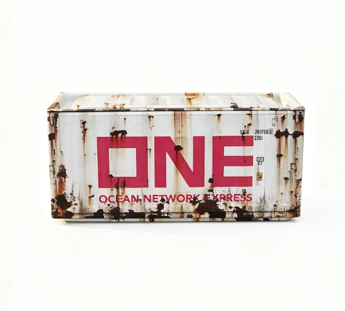 Industrial Style Container-Shaped Iron Box Trend Decorative Item