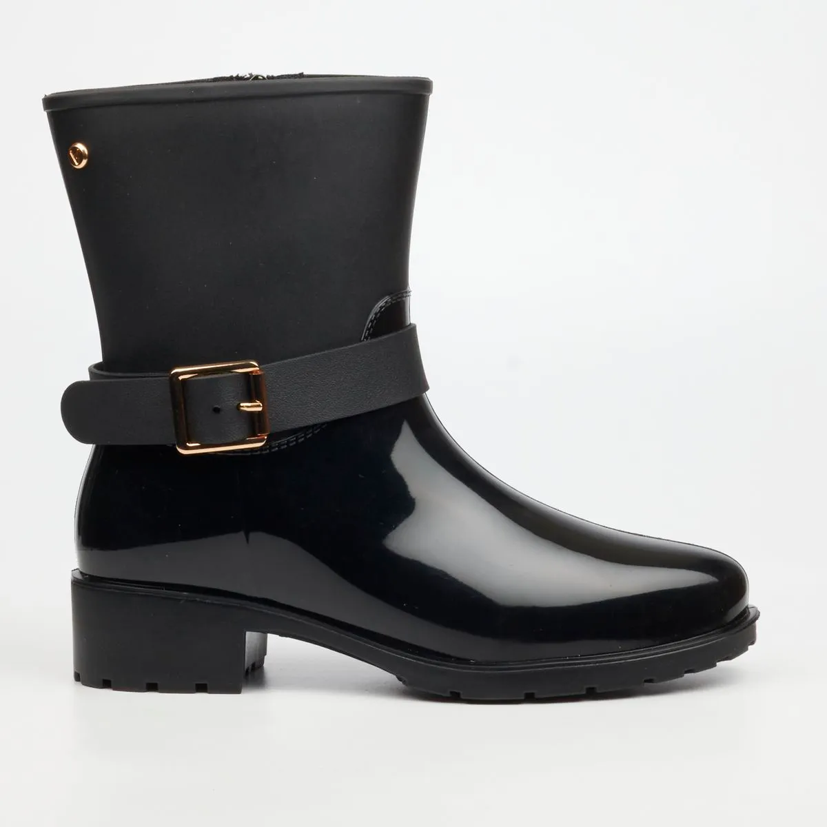 Via Beach Cloudy 2 Women PVC Ankle Boots - Black