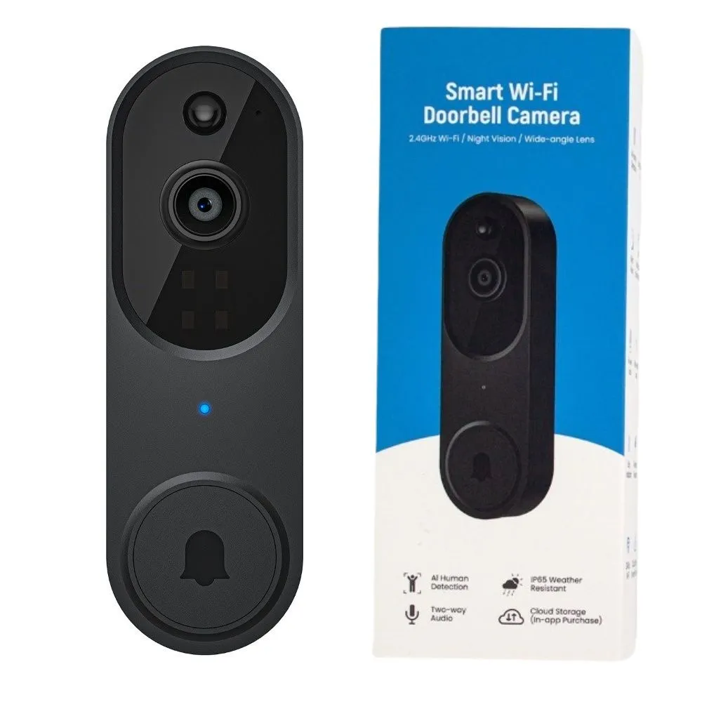 Wireless Video Doorbell Camera with Two Way Audio, AI Motion Detection
