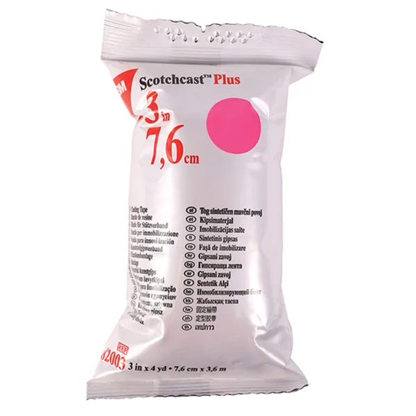 3M Scotchcast Plus Casting Tape - Pink 7.5cm x 360cm