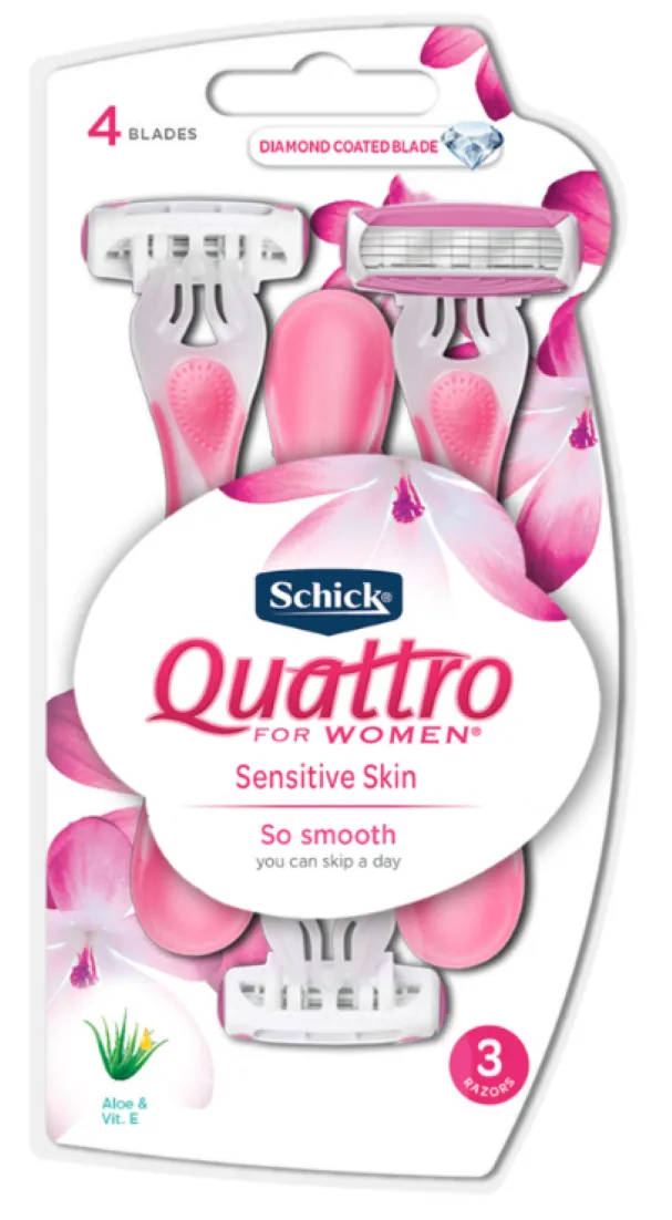 Schick Quattro Female Disposables 3's
