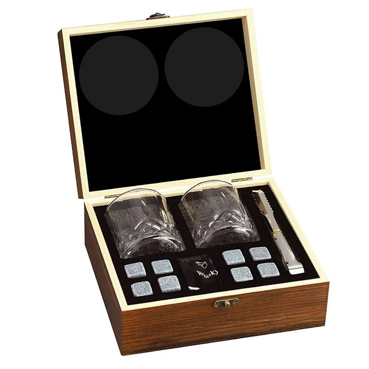14 Piece Whiskey Glasses and Stones Gift Set for Men