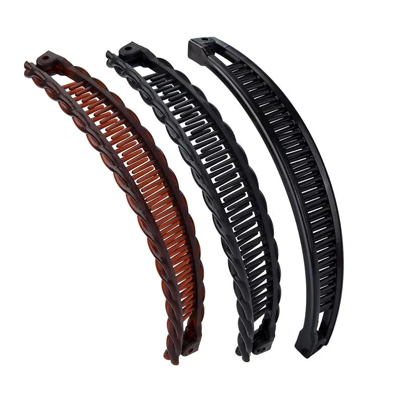3 Pieces Women's Non-slip Large Hair Banana Hair Clips