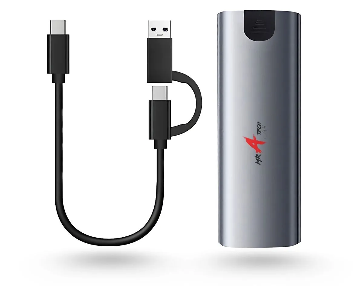 Enclosure M.2 NVME/NGFF SSD Adapter Aluminum USB-C 3.1 Solid State Drive