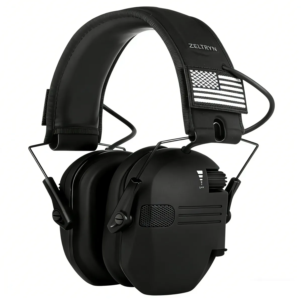 ZELTRYN Noise-Canceling Protective Earmuffs - Black
