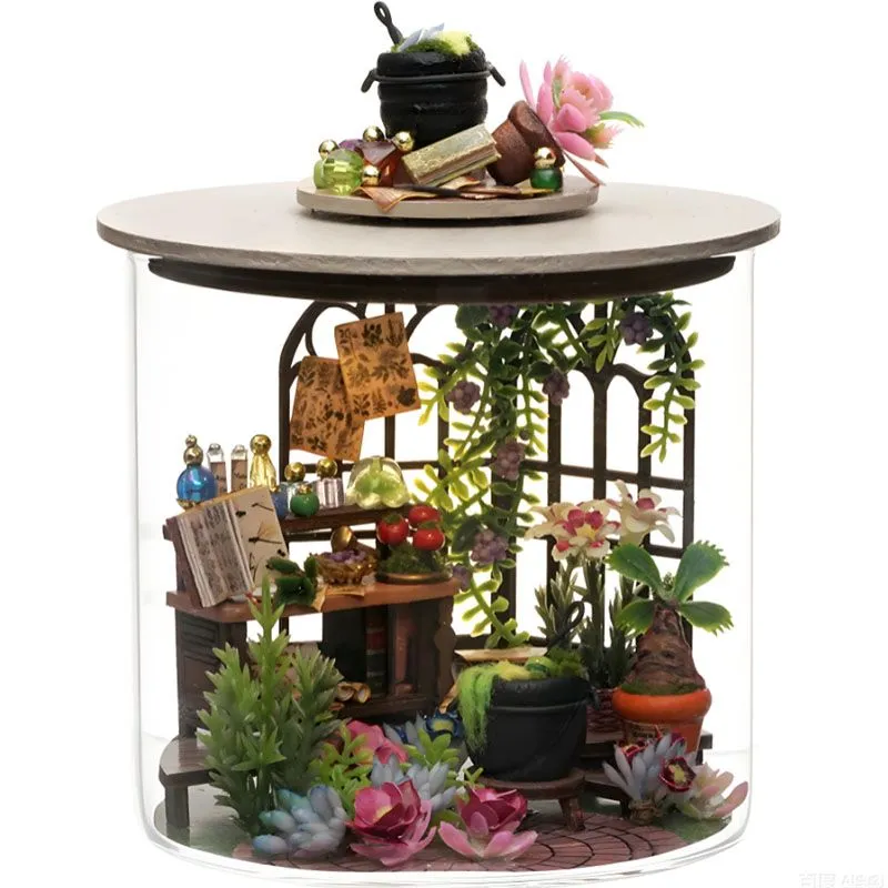 3D Stereoscopic Miniature Dollhouse Kit DIY House DIY Miniature Toy for Kid