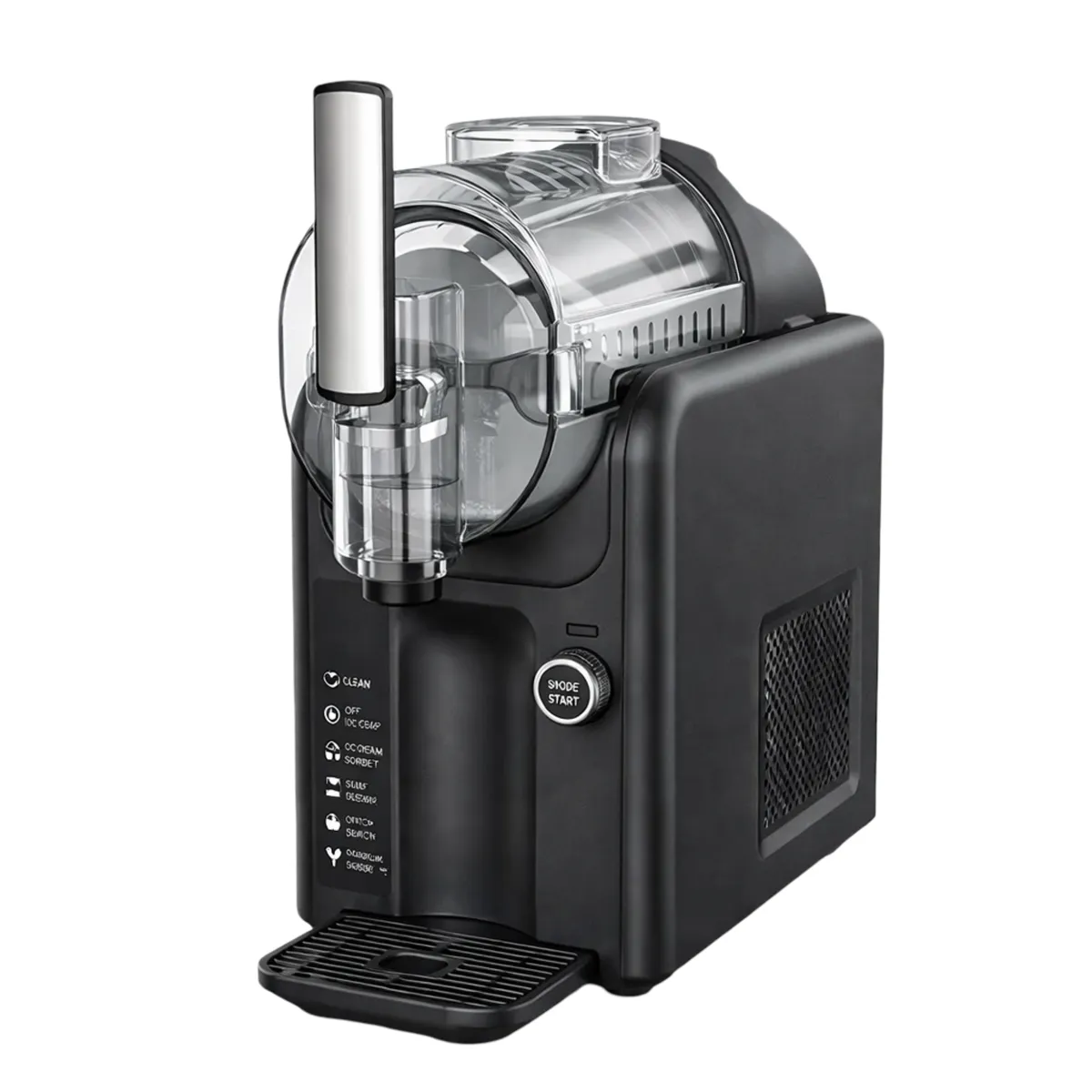 Slushie Machine - With Tap, Easy Clean - Black