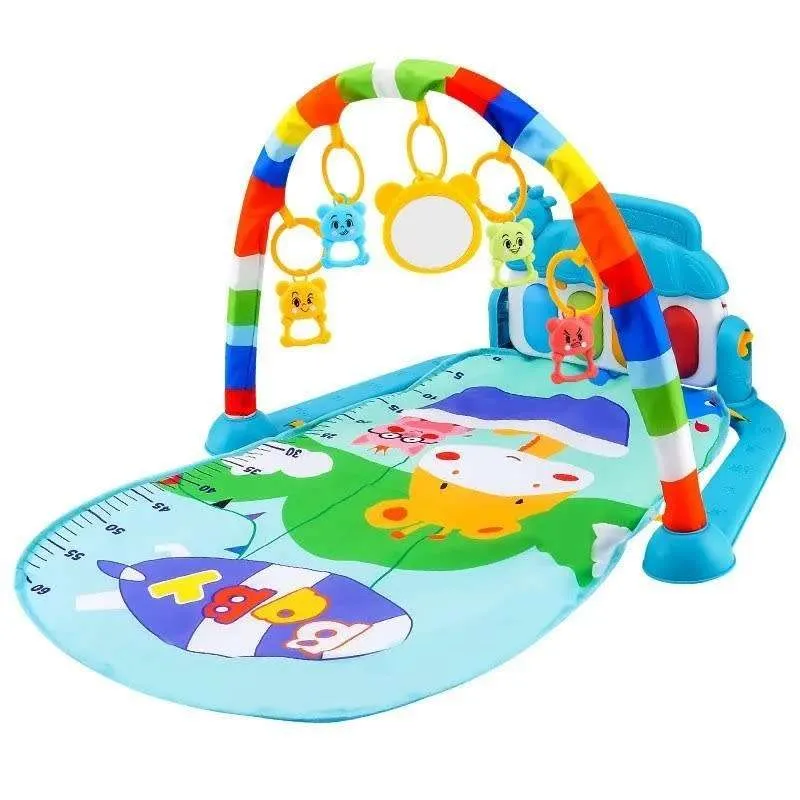 Baby Play Gym Piano Fitness Rack Mat - Blue