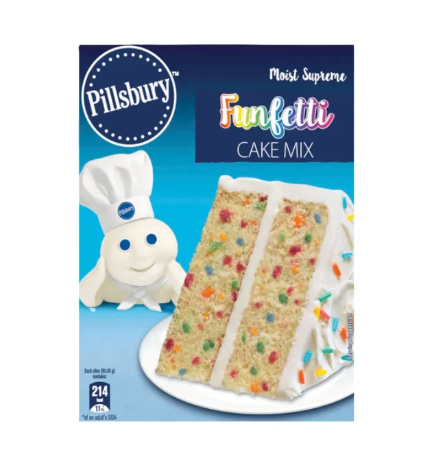 Pillsbury Funfetti Cake Mix - 6 x 425g