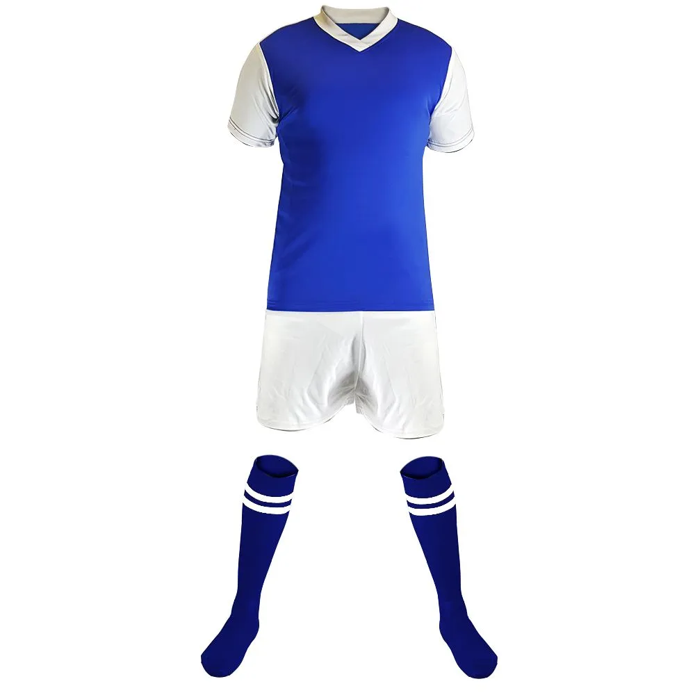 Everton Soccer Kit Team Football Kit - 14 Soccer Jerseys Shorts & Socks