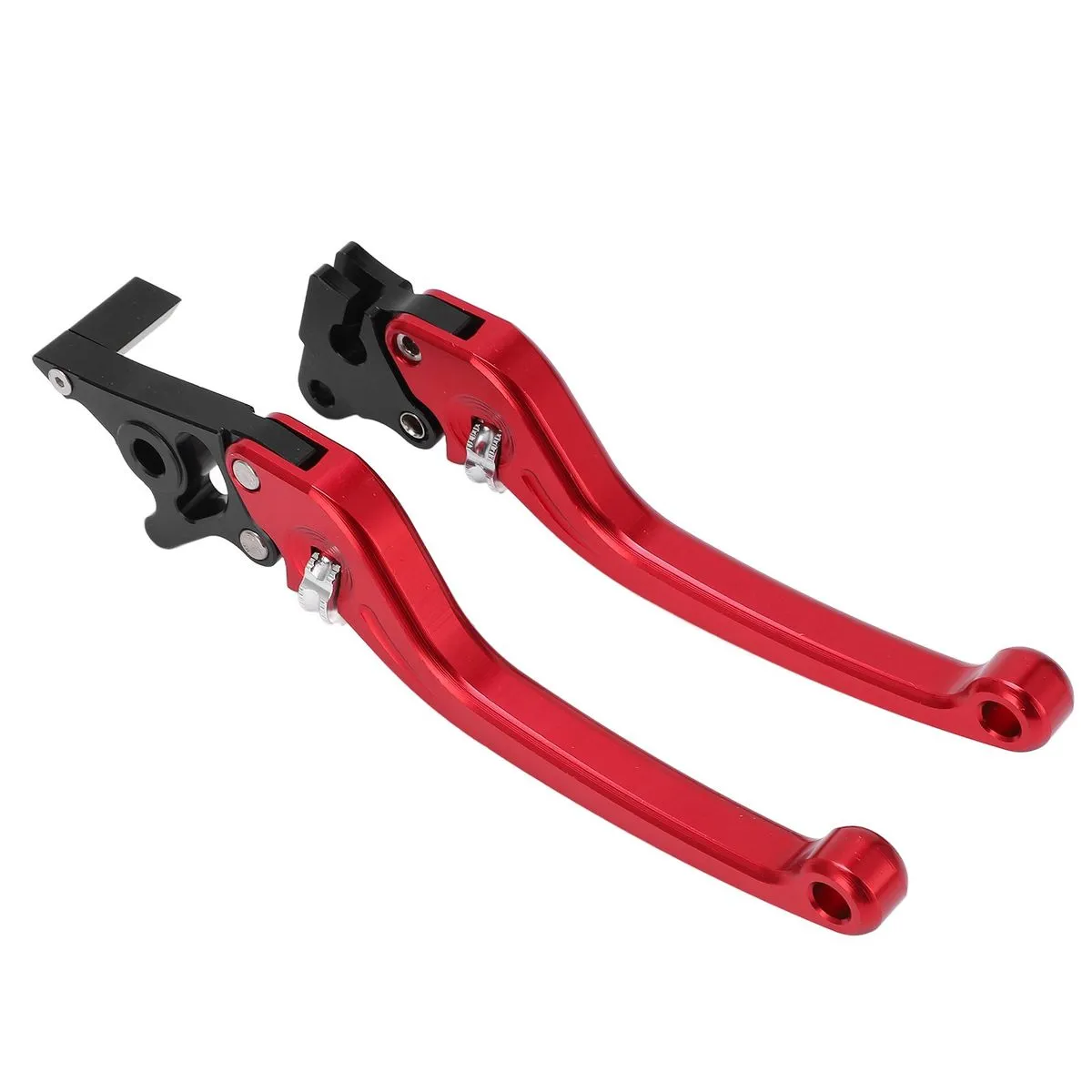 Motorcycle Brake Clutch Levers High Sensitivity CNC Aluminium Alloy Red