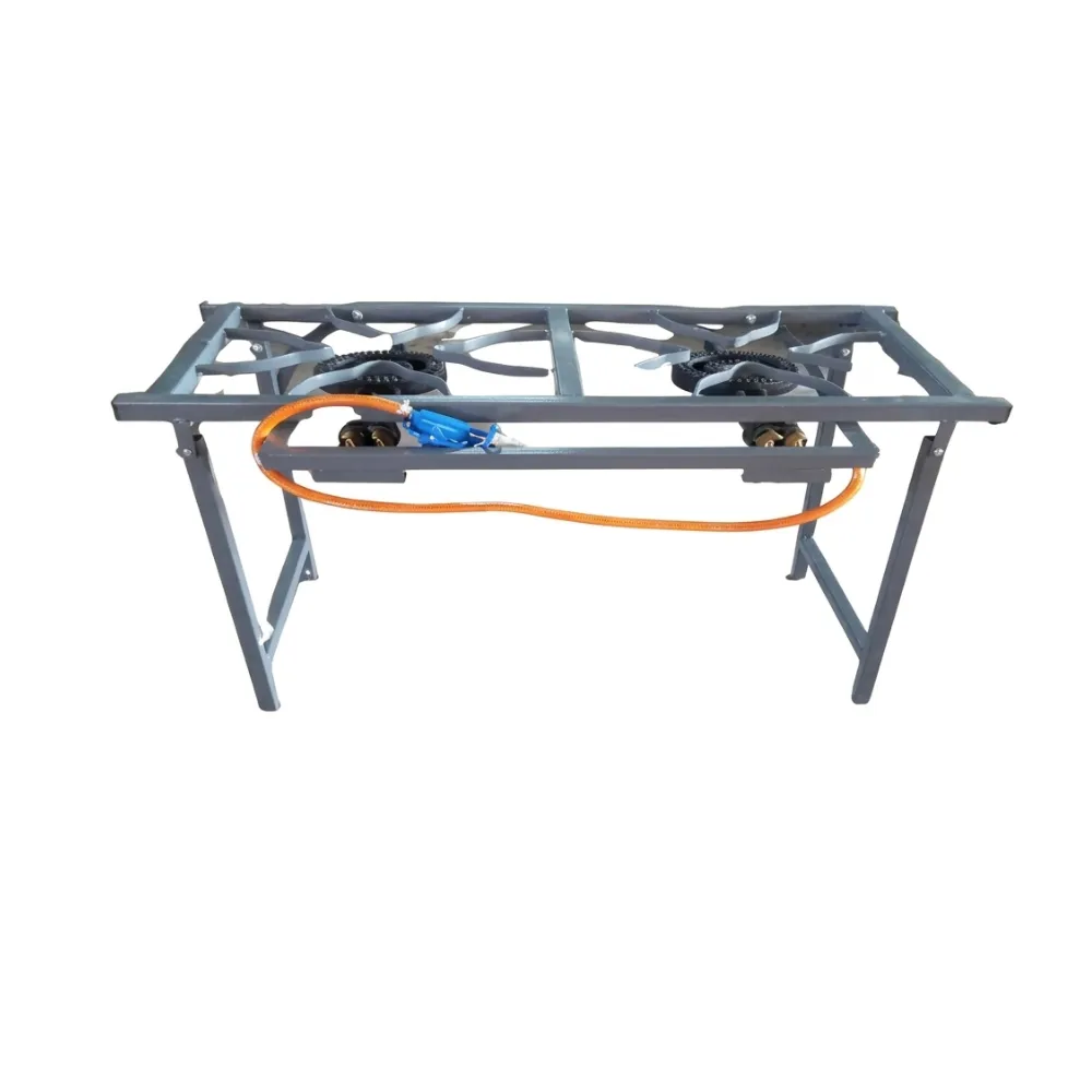 Heavy Duty Square Tubing Folding Stove - 2 Burners - Model DP-02