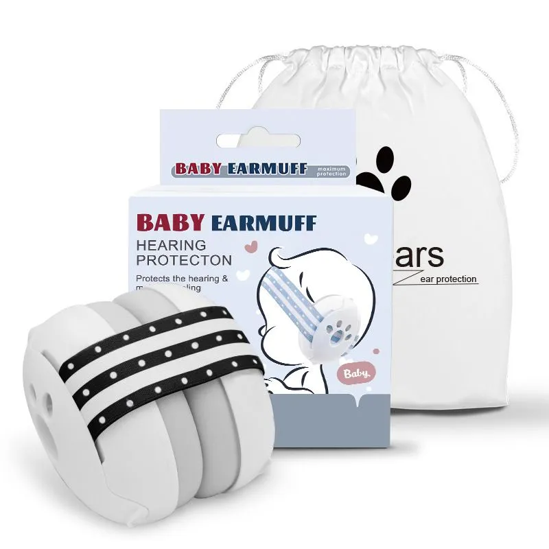 Baby Earmuffs Ear Muffs Noise Protection for Infant Hearing Adjustable