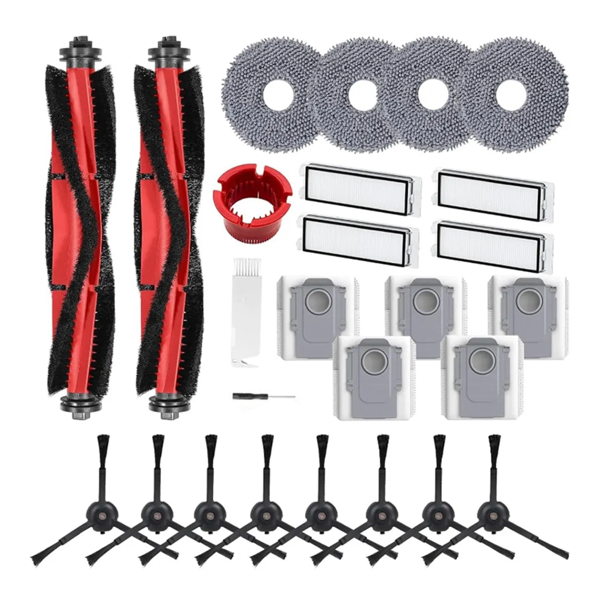 Cleaning Robot Cleaning Kit for Roborock Q Revo Compatible with None
