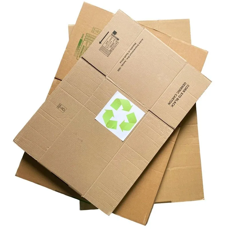 Repurposed Cardboard Moving & Storage Boxes - Set of 15