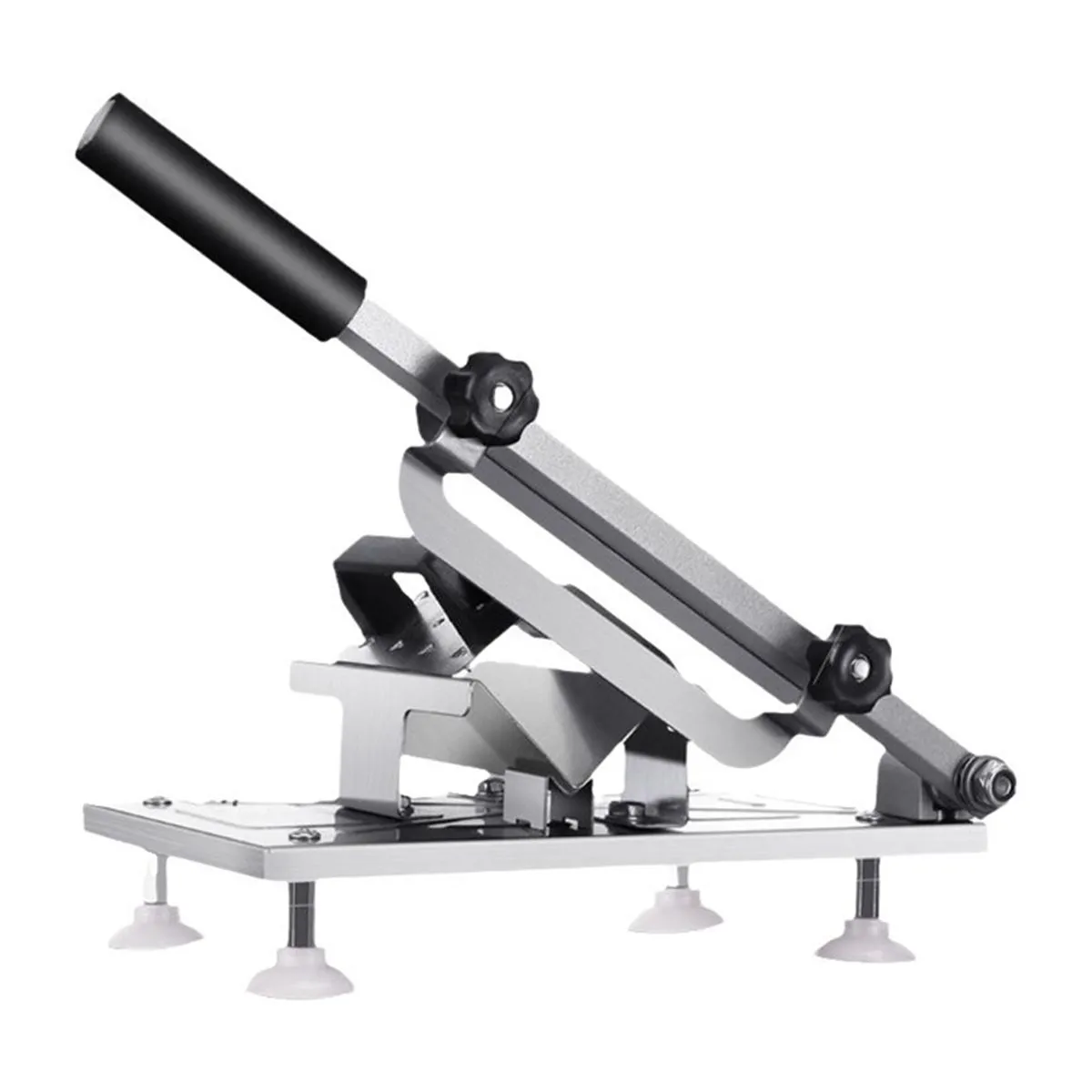Manual Frozen Meat Slicer, Stainless Steel Meat Cutter Beef Mutton Bacon