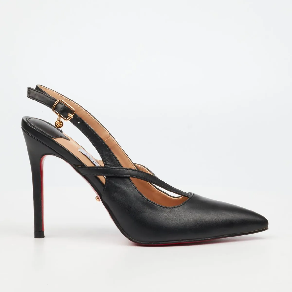 Miss Black Lola 60 Black Women Faux Leather High Court
