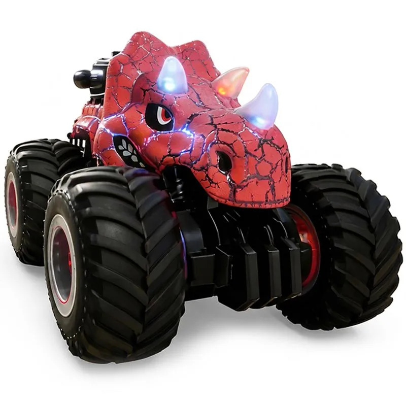 Aggressive Stunt Triceratops Remote Control Car Drift RC Cars Kids Toy Gift